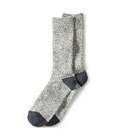 Lands' End Men's Marl Crew Camp Socks