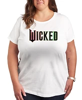 Hybrid Apparel Plus Wicked Elphaba Theatrical Logo Graphic Tee