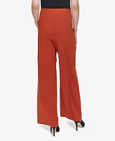 Halston Women's Pull-On Straight-Leg Pants