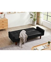 Slickblue Convertible Double Folding Sofa Bed for Comfortable Seating and Easy Transformation