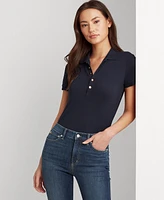 Lauren Ralph Petite Slim-Fit Polo Shirt