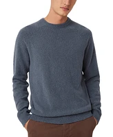 Frank And Oak Men's Textured Crewneck Long Sleeve Sweater