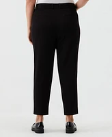 Rafaella Plus Straight Leg Ankle Pants