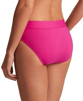 Lauren Ralph Women's Classic Band Hipster Bikini Bottoms