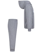 Nike Little Boys Club Fleece 2-Pc. Logo Hoodie & Sweatpants Set