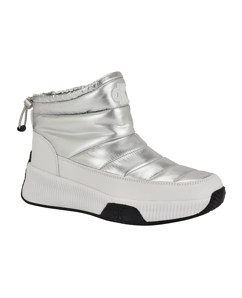 Calvin Klein Women's Mhyla Round Toe Casual Booties