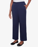 Alfred Dunner Women's Block Island Modern Stretch Twill Medium Length Pants