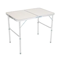 Slickblue Home Use Aluminum Alloy Folding Table – White