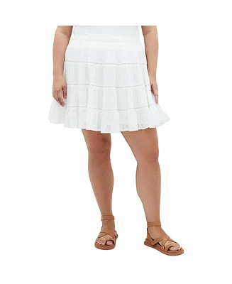 City Chic Plus Ebony Skirt
