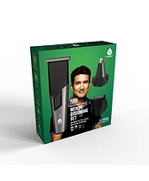 Pursonic Mario Lopez Rechargeable Men's Grooming Set - Complete Hair, Beard, Nose, and Ear Grooming Kit