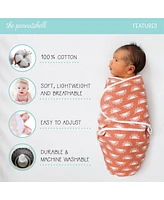 The Peanutshell Baby Boys Newborn Swaddles Girls, 3 Pack Set, Desert Safari