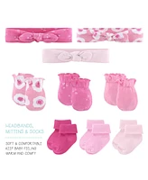 The Peanutshell Baby Girls Layette Gift Set for Girls, Pretty Pink, 16 Essential Pieces