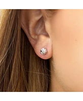 The Lovery Sparkle Cut Ball Stud Earrings 14K Gold