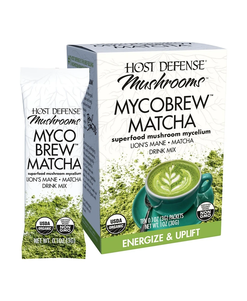 Host Defense MycoBrew - Drink Mix - Powder that Includes Lion's Mushroom