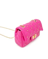 Tiny Treats + Zomi Gems Girls Classic Quilted Stud Handbag