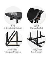 Hongge Foldable Shooting Bench with Adjustable Height Table