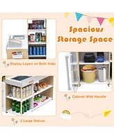 Hongge Grocery Store Playset Pretend Play Supermarket Shopping Set