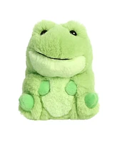 Aurora Mini Riberto Frog Rolly Pet Round Plush Toy Green 5"