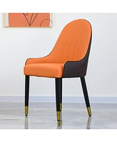 Pu Sponge Dining Chairs, Set of 2