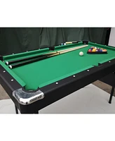 Streamdale Furniture 3-in-1 Multifunctional Game Table Billiards, Table Tennis, and Dining