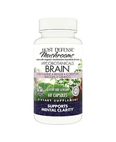 Host Defense MycoBotanicals Brain Capsules - Brain Support Supplement with Lion's Mane, Reishi & Cordyceps Mushroom