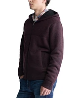 Men's Walmick Full-Zip Knit Hoodie with Sherpa Lining