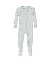 Gerber Toddler Boys Snug Fit Footed Pajamas, 2-Pack, Farm