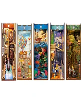 Flash Popup Diy 3D Book Nook Kit Alice's Adventure 184pcs