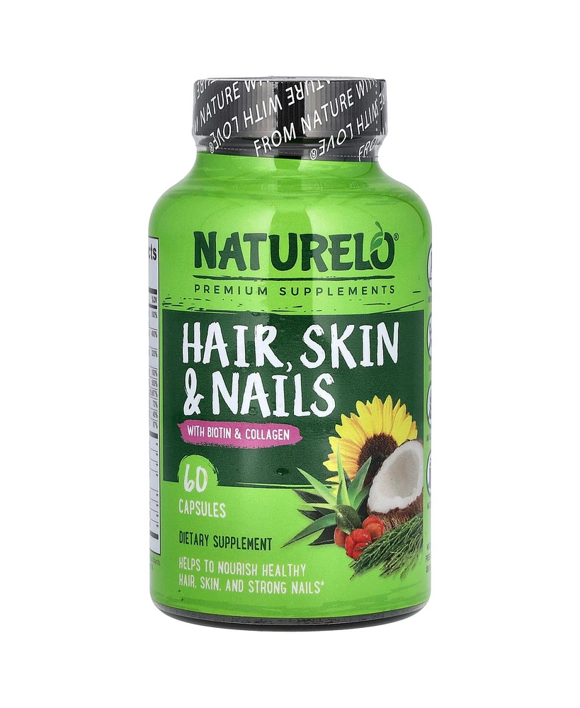 Naturelo Hair Skin & Nails With Biotin & Collagen