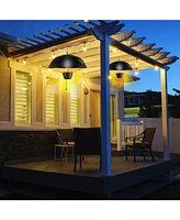 Gymax 1500W Electric Outdoor Hanging Patio Heater w/ IPX4 Waterproof