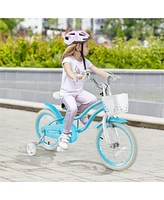 Hongge 14/16/18 Inch Kids Bike with Dual Brakes and Adjustable Seat Ages 3-8