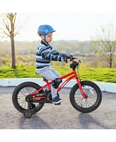 Hongge 16-Inch Kids' Bike with Handbrake, Coaster Brake, and Bell for Ages 4-7