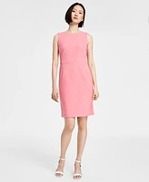 Anne Klein Women's Sleeveless Round-Neck Sheath Dress