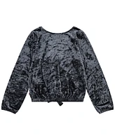Levi's Big Girls Long Sleeve Crushed Velour Top