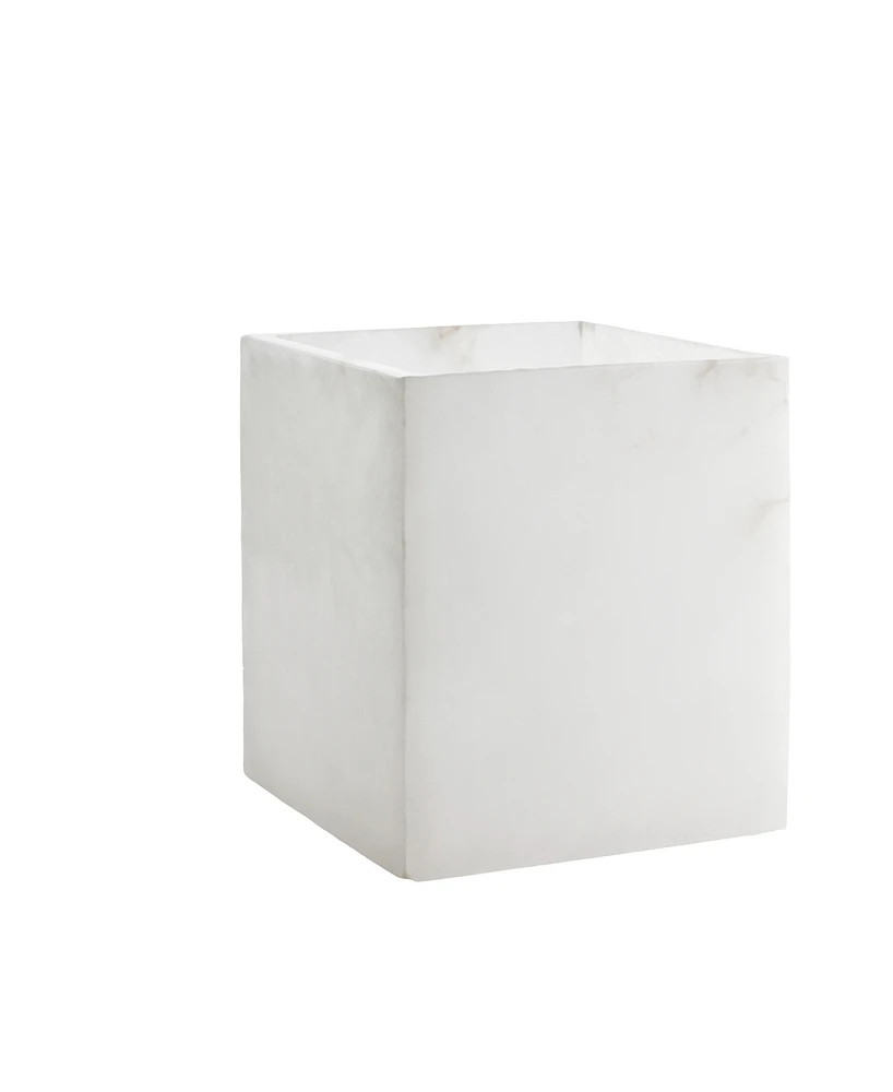 Cassadecor Corden Alabaster Wastebasket