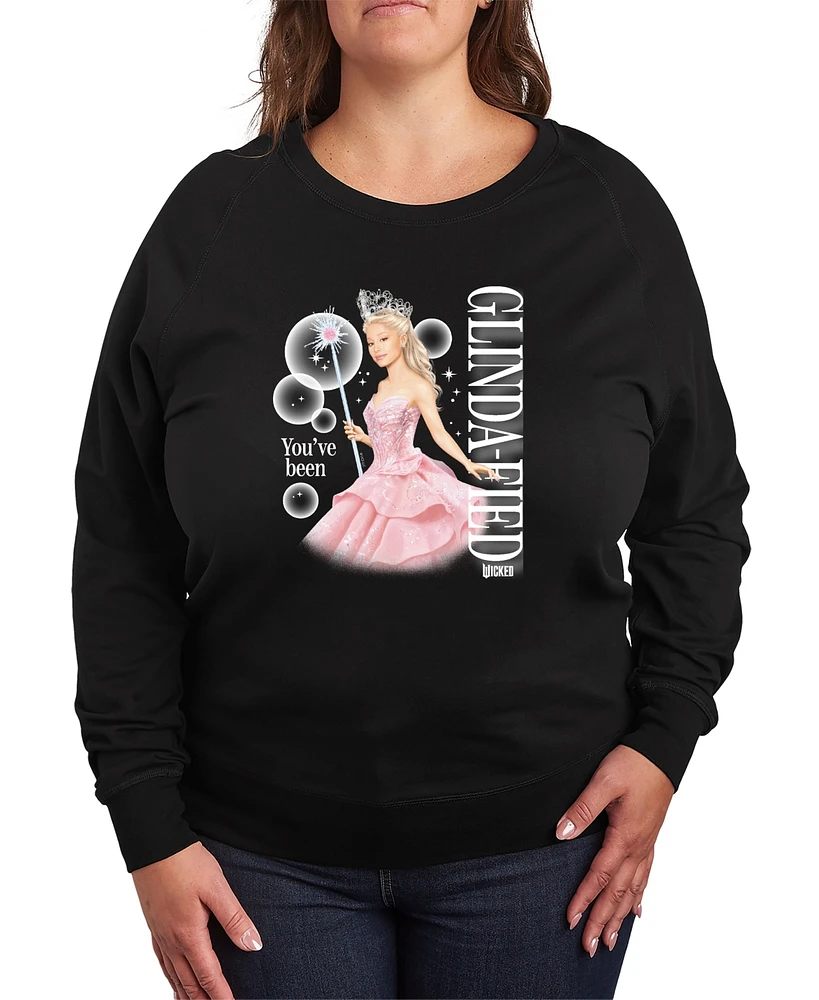 Hybrid Apparel Plus Wicked Glinda Graphic Pullover T-Shirt