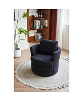 Streamdale Furniture Swivel Barrel Chair for Home and Office Use