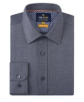 Tom Baine Men's Four-Way Stretch Denim Button Down Dress Shirt