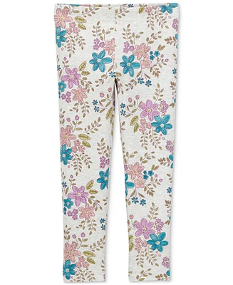 Carter's Toddler Girls Floral-Print Stretch Leggings