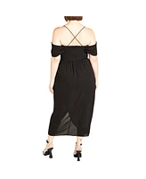 City Chic Plus Entwine Maxi Dress