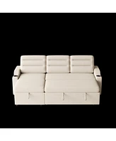 Streamdale Furniture Modern Convertible Sofa Bed with Storage for Cozy Comfort and Flexibility
