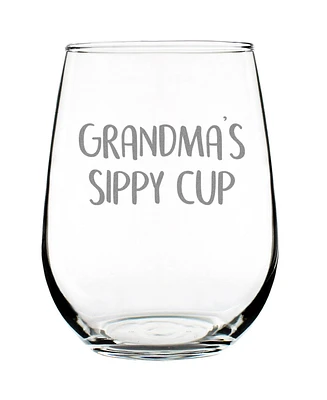 Bevvee Grandma's Sippy Cup Stemless Wine Glass