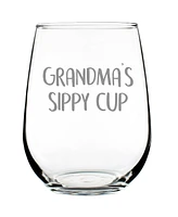 Bevvee Grandma's Sippy Cup - Stemless Wine Glass