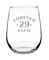 Bevvee Forever 29 - Stemless Wine Glass