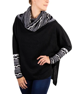 Simply Natural Rossana Alpaca Cowl Neck Sweater