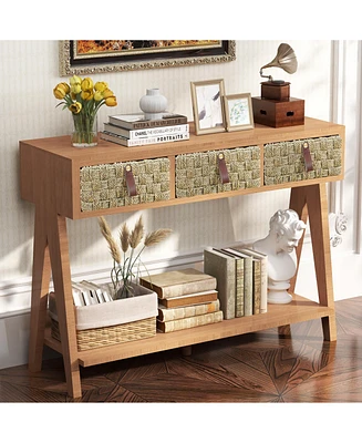 Streamdale Furniture Versatile Entryway Console Table with Storage and Elegant Design