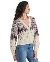 Steve Madden Women's Irisa Fair Isle Cardigan