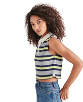 Steve Madden Women's Ryland Cropped Rugby Top