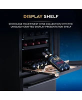 Newair Estate 24” Premium Dual Zone Wine Fridge and Beverage Center, Refrigerator Drawer Cabinets with 175 Can Capacity, Premium Built in Wine