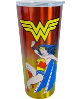 Spoontiques Wonder Woman Stainless Steel Insulated Travel Mug, 22 oz